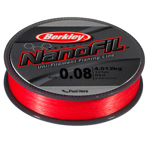 Berkley Nanofil Lo-Vis Red, 270m