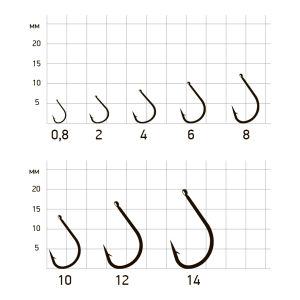 Крючки Saikyo KH-10008 Idumezina Ring