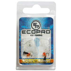 Мормышки ECOPRO DELUXE Личинка с ушком окрашенная