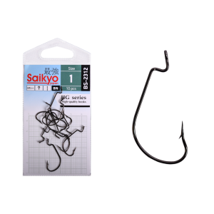 Крючки офсетные Saikyo BS-2312 Offset Worm