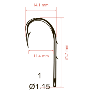 Крючки Saikyo KH-11014 Bait Holder
