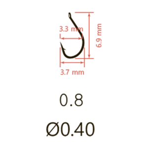 Крючки Saikyo KH-10008 Idumezina Ring