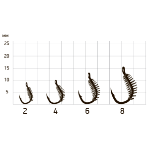 Крючки фидерные с пружиной Saikyo KHS-10085