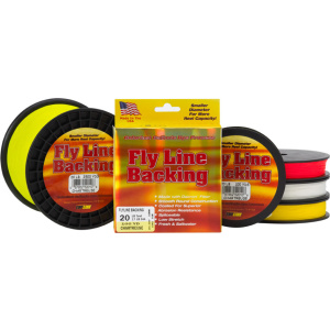 Tuf Line Braided Dacron Flyline Backing, fluo orange