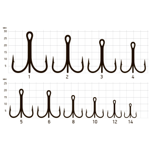 Крючки тройные Saikyo 1130 (50 шт)