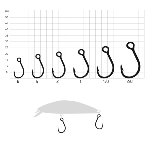 Крючки Saikyo SS075 In-line Eye