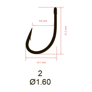 Крючки карповые Saikyo KH-10102 Big Carp