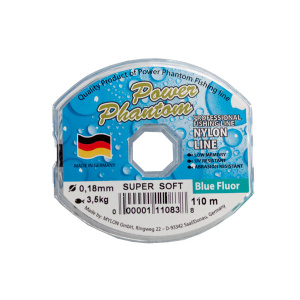 Леска Power Phantom Super Soft, светло-голубой