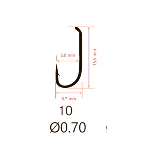 Крючки нахлыстовые Saikyo KH-72480 Wet