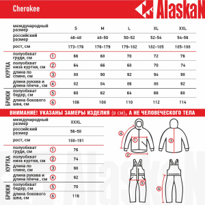 Костюм зимний поддерживающий Alaskan Cherokee