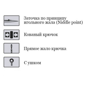 Крючки нахлыстовые Saikyo KH-71590 Salmon