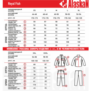 Комплект флисовый Alaskan Royal Fish