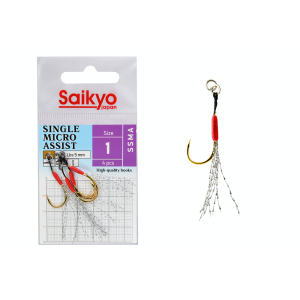 Крючки Saikyo Single Micro Assist SSMA