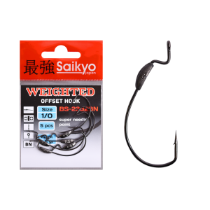 Крючки офсетные Saikyo BS-2332 Weighted