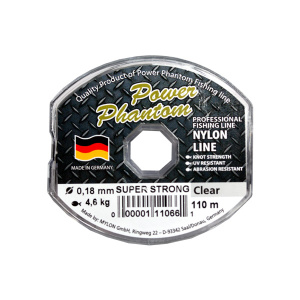 Леска Power Phantom Super Strong, прозрачный