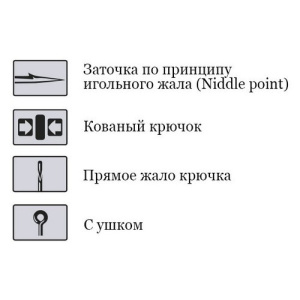 Крючки Saikyo KH-11004 Crystal Ring