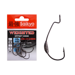 Крючки офсетные Saikyo BS-2334 Weighted