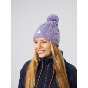 Шапка женская Alaskan с помпоном вязаная