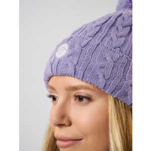 Шапка женская Alaskan с помпоном вязаная