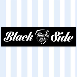 Наклейка Black Side черная