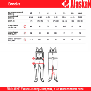 Вейдерсы Alaskan Brooks