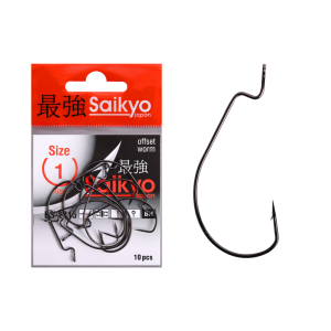 Крючки офсетные Saikyo BS-2315 Offset Wide Range Worm