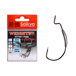 Крючки офсетные Saikyo BS-2333 Weighted